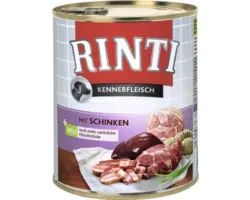 Hundefutter nass RINTI Kennerfleisch Schinken 800 g