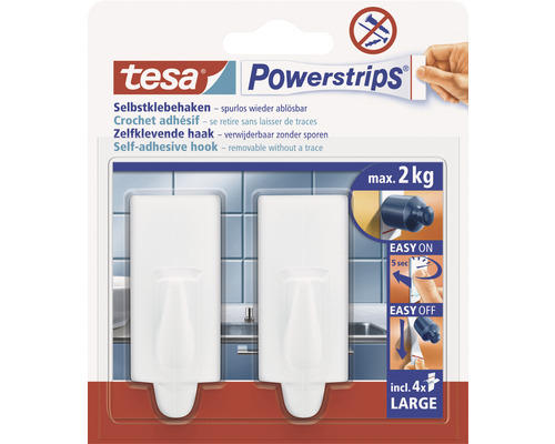 Haken Tesa Powerstrips Trend weiß