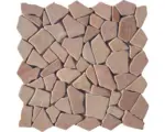 Hornbach Natursteinmosaik Marmor Rosso Verona polygonal 30,5x30,5 cm rot