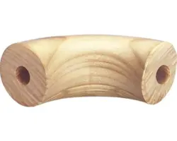 Handlaufbogen 90° Fichte roh geschliffen Ø 50 mm