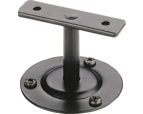 Handlaufstütze Metall schwarz beschichtet
