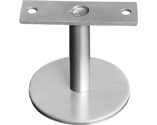 Niro Handlaufstütze mit flacher Platte