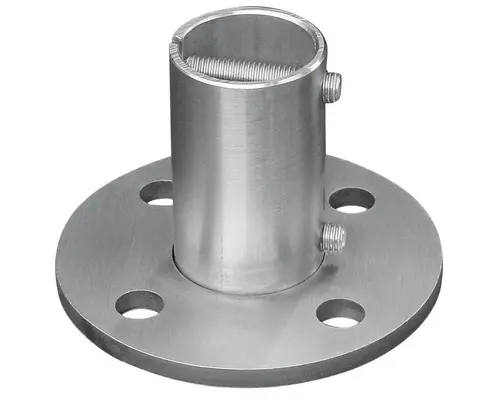 Boden/Wandanker Edelstahl für Ø 42,4 mm