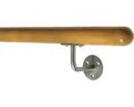Hornbach Handlauf-Set Buche gedämpft Ø 42 mm x 1,4 m
