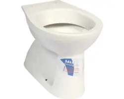 Standflachspülklosett Ceravid Saldo Abgang senkrecht weiß