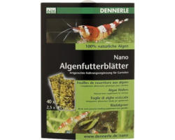 Dennerle Nano Algenfutterblätter 40 Stück
