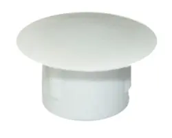 Abdeckstopfen 5 x 8 mm, Grau, Kunststoff, 100 Stück