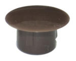 Hornbach Abdeckstopfen 10 x 13 mm, Dunkelbraun, Kunststoff, 100 Stück