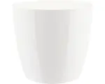 Hornbach Übertopf elho Brussels Diamond Kunststoff Ø 14 H 12 cm weiß