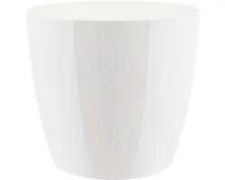 Übertopf elho Brussels Diamond Kunststoff Ø 18 H 17 cm weiß
