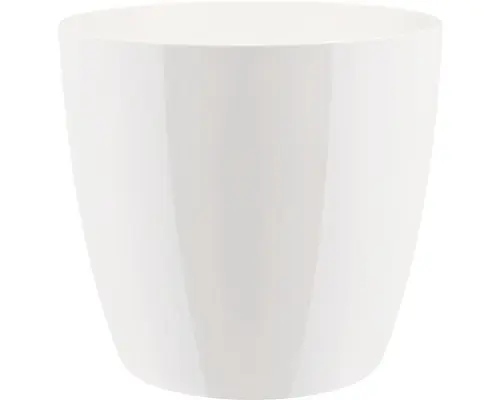 Übertopf elho Brussels Diamond Kunststoff Ø 18 H 17 cm weiß