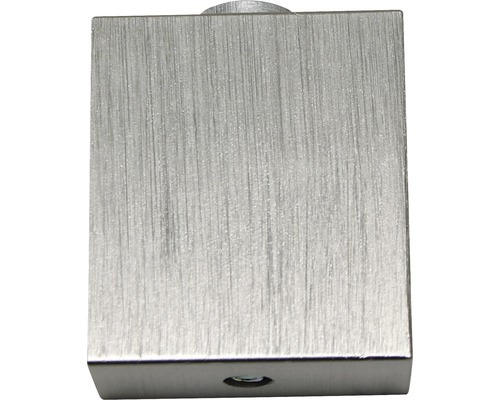 Deckenträger für Luxor stahl-gebürstet 35 x 14 mm