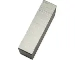 Hornbach Endkappe für Luxor stahl-gebürstet 35 x 14 mm 2 Stk.