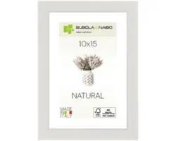 Bilderrahmen Holz BASIC weiß hell 10x15 cm