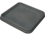 Hornbach Blumentopf Untersetzer geli Bianca Kunststoff 36x36x4 cm anthrazit