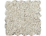 Hornbach Natursteinmosaik Flusskiesel 30,0x30,0 cm weiß matt