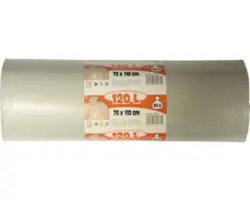 Müllsack transparent 120L 50 Stk.