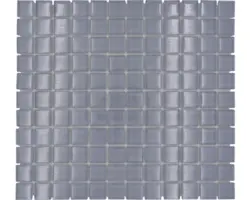 Glasmosaik XCM 8021 30,2x32,7 cm grau