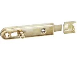 Möbelriegel gerade 70 x 15 x 9 mm, vermessingt