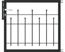 Einzeltor ALBERTS Madrid 96,6 x 75 cm, anthrazit