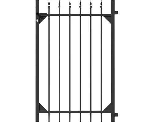 Einzeltor ALBERTS Chaussee 96,5 x 100 cm anthrazit