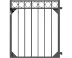 Hornbach Einzeltor ALBERTS Circle 96,5 x 100 cm anthrazit