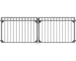 Hornbach Doppeltor ALBERTS Circle 301 x 100 cm anthrazit