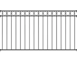 Zaunfeld ALBERTS Circle 200 x 100 cm anthrazit