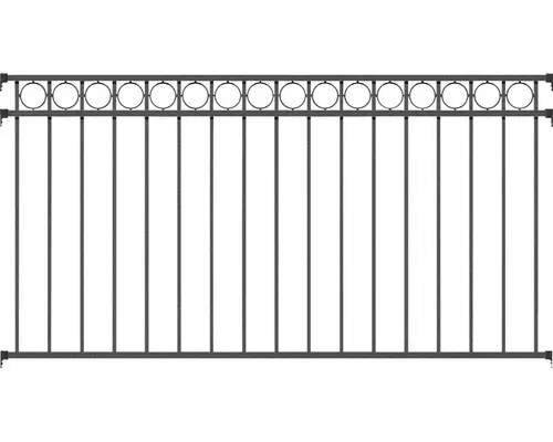Zaunfeld ALBERTS Circle 200 x 100 cm anthrazit