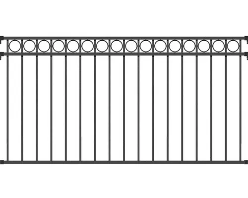Zaunfeld ALBERTS Circle 200 x 120 cm anthrazit