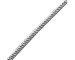 Hornbach Drahtseil Pösamo Ø 4 mm (Ø 6 mm inkl. Ummantelung) Stahl verzinkt plastifiziert, Meterware