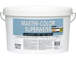 Wandfarbe Master Color Superweiß 10 l