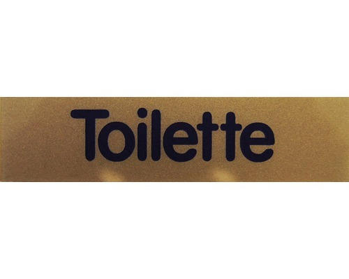 Hinweisschild "Toilette" Kunststoff 80 x 20 mm