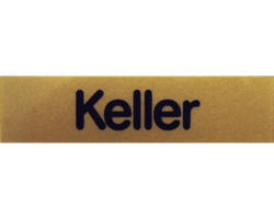 Hinweisschild "Keller" Kunststoff 80 x 20 mm