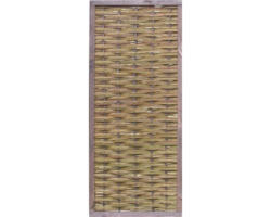 Halbelement Lafiora mit Rahmen aus Weide 90 x 180 cm natur