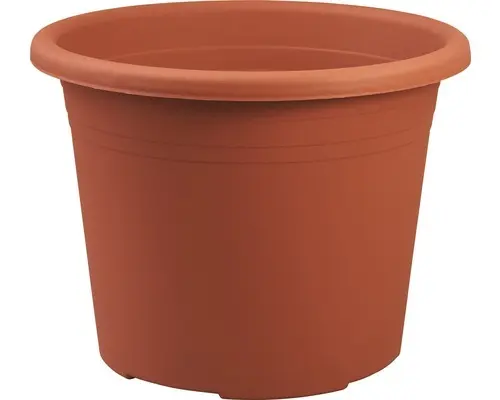 Pflanztopf Geli Cylindro Kunststoff Ø 25 H 19,5 cm terracotta