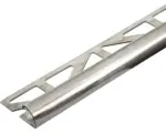 Hornbach Viertelkreis-Abschlussprofil Dural Durondell DRE 100 edelstahl natur 300 cm