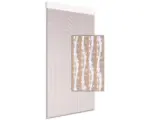 Hornbach DEGOR Türvorhang Paola weiß 90x210 cm