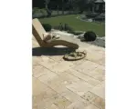 Hornbach FLAIRSTONE Travertin Terrassenplatte Venezia römischer Verband Set = 1,44 m²