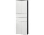 Hornbach Hochschrank Fackelmann Style 178x60x32 cm weiß/anthrazit