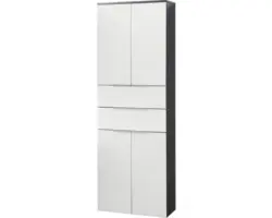 Hochschrank Fackelmann Style 178x60x32 cm weiß/anthrazit