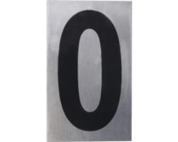 Klebeziffer Türschild "Zahl 0" Kunststoff 100 x 60 mm