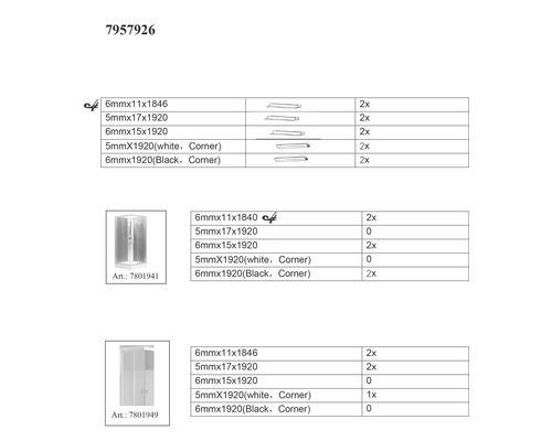 Dichtungsset 2 Form & Style zu Tuvalu 7801949