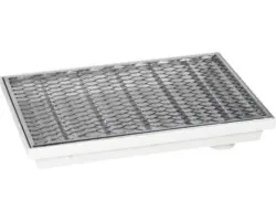 Fußabstreiferkasten Wolfa 75x50x7 cm inkl. Streckmetallrost