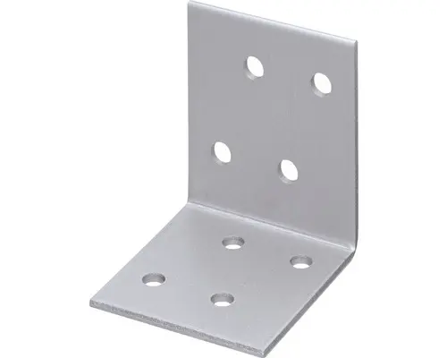 Winkelverbinder 40 x 40 x 40 mm, sendzimirverzinkt, 25 Stück