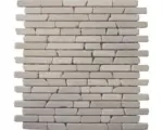 Hornbach Natursteinmosaik Marmor Biancone 30,5x30,5 cm beige