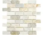 Hornbach Natursteinmosaik XQM 13IL 30,5x32,5 cm beige grau