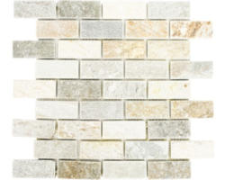 Natursteinmosaik XQM 13IL 30,5x32,5 cm beige grau