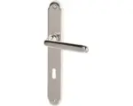 Hornbach Drücker-Langschild-Garnitur Buntbart BB "Wien" Messing/chrom-poliert