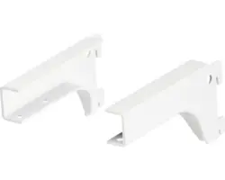 Träger Walk In zum Regalboden Lightboard weiß, 2 Stück